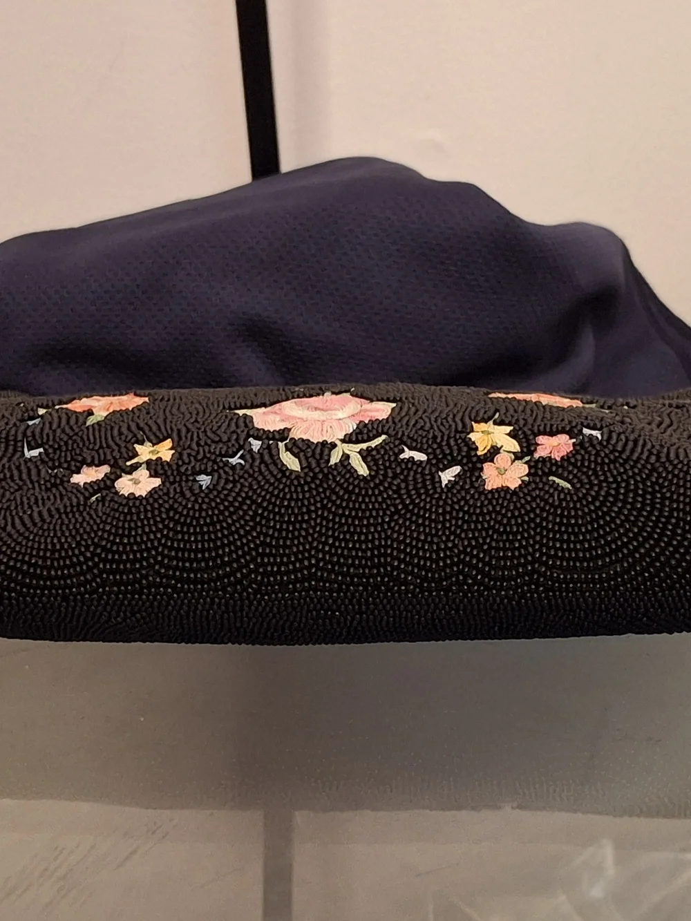 Genuine Vintage Point de Beauvais micro-beaded evening bag
